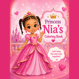 Princess Nia's Coloring Book app icon